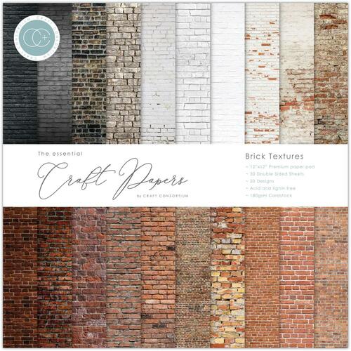 Craft Consortium Brick Textures 12 x 12