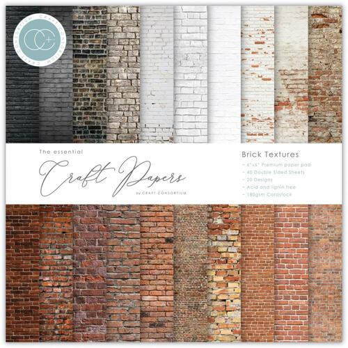 Craft Consortium Brick Textures 6 x 6