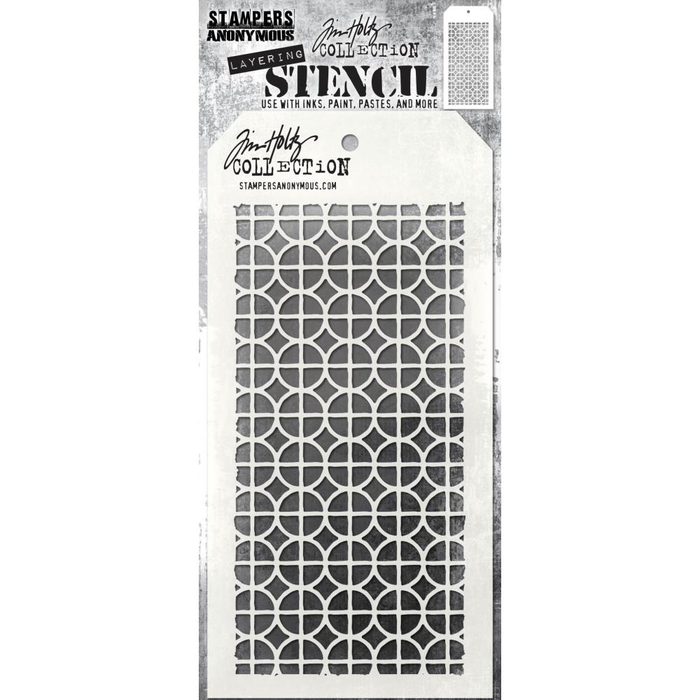 Tim Holtz- Stampers Anonymous - LAYERING STENCIL