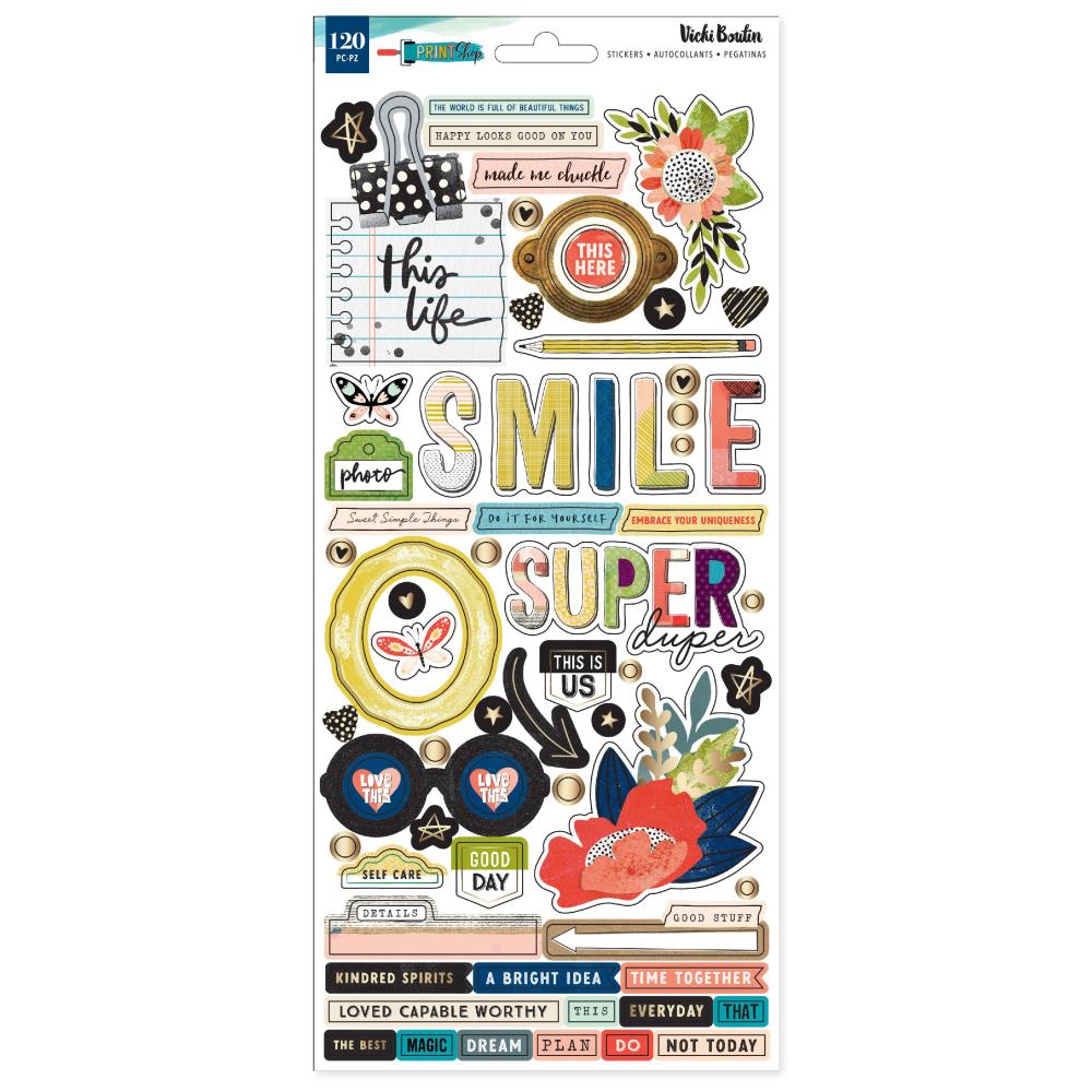 Vicki Boutin Printshop Cardstock Stickers