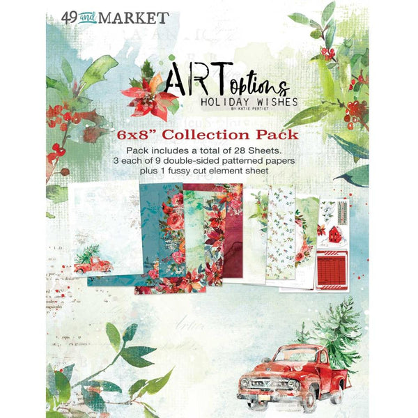 49 and Market  - Holiday Wishes  - 6 x 8 Collection Pack