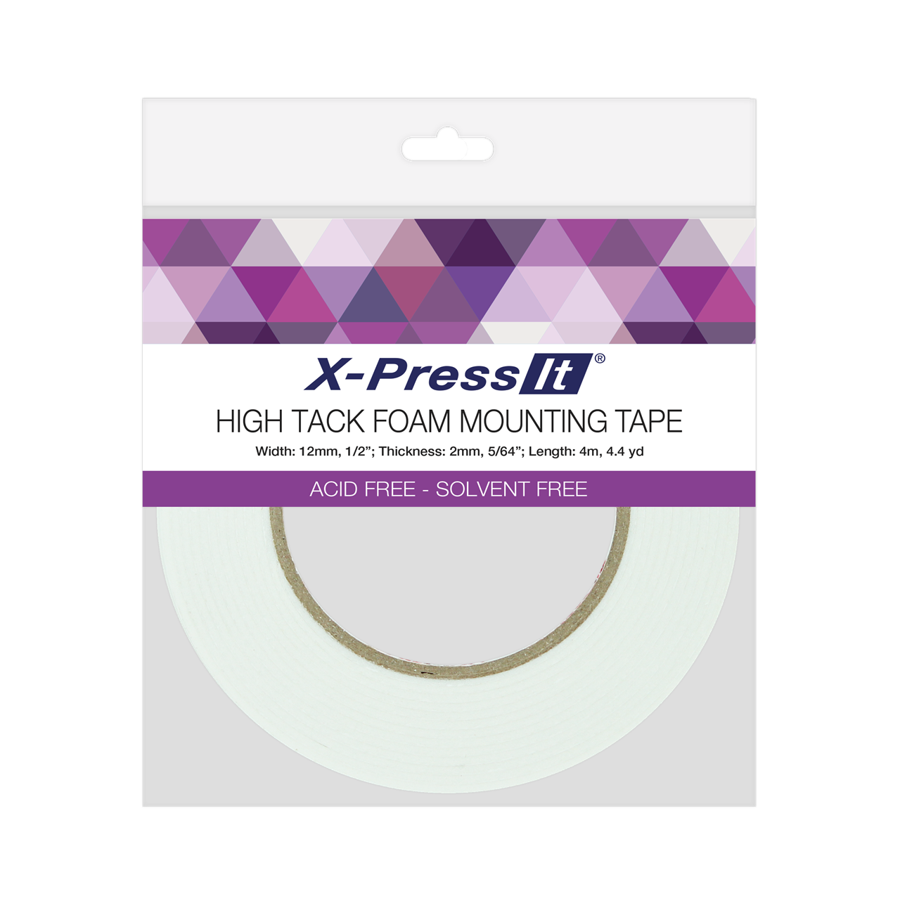 X-press It high Tack Foam Mounting Tape 12 mm