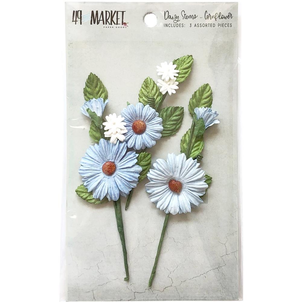 49 Market daisy Stems Cornflower
