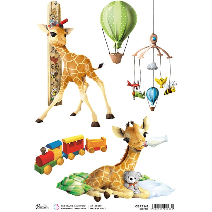 Ciao Bella Rice Paper Bedtime