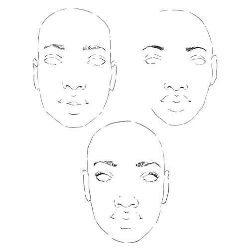 Stampers Anonymous - Cling Mount stamp - Bare Faces