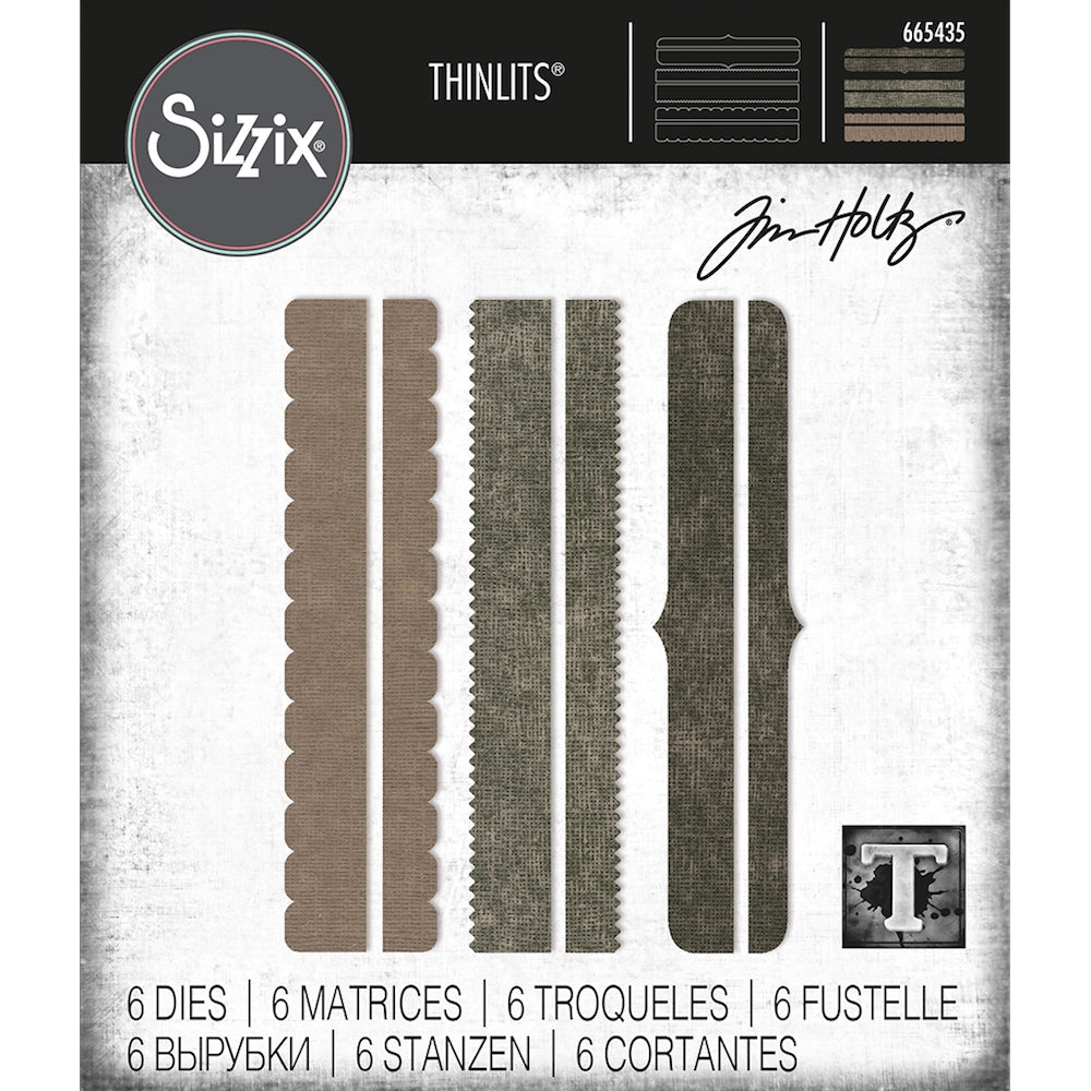 Tim Holtz - SIZZIX "THINLETS" Decorative Trims