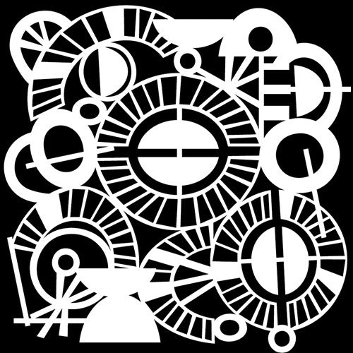 TCW Modern Art Circles 12 x 12 Stencil