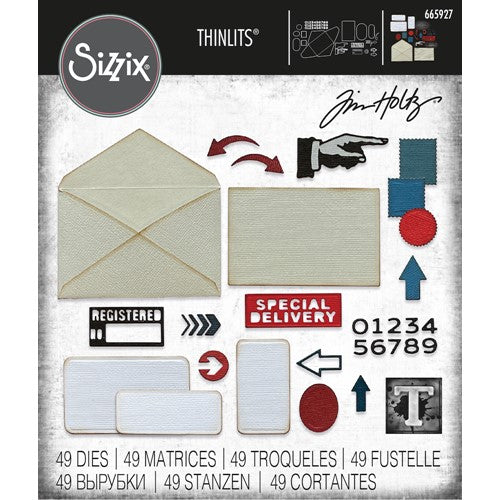 Tim Holtz - SIZZIX - "THINLETS" - "Postale "