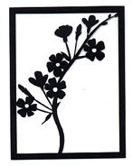 Scrap FX Card silhouettes -Blossom Stems