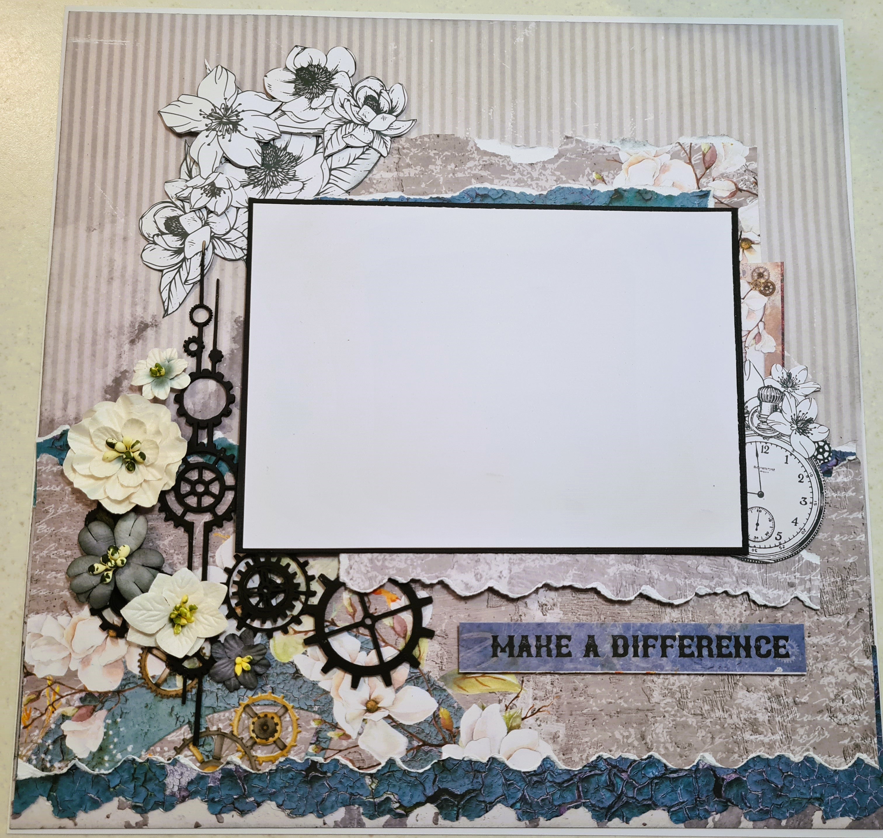 Rustic Blossom Kit 2 - 3 Page kit