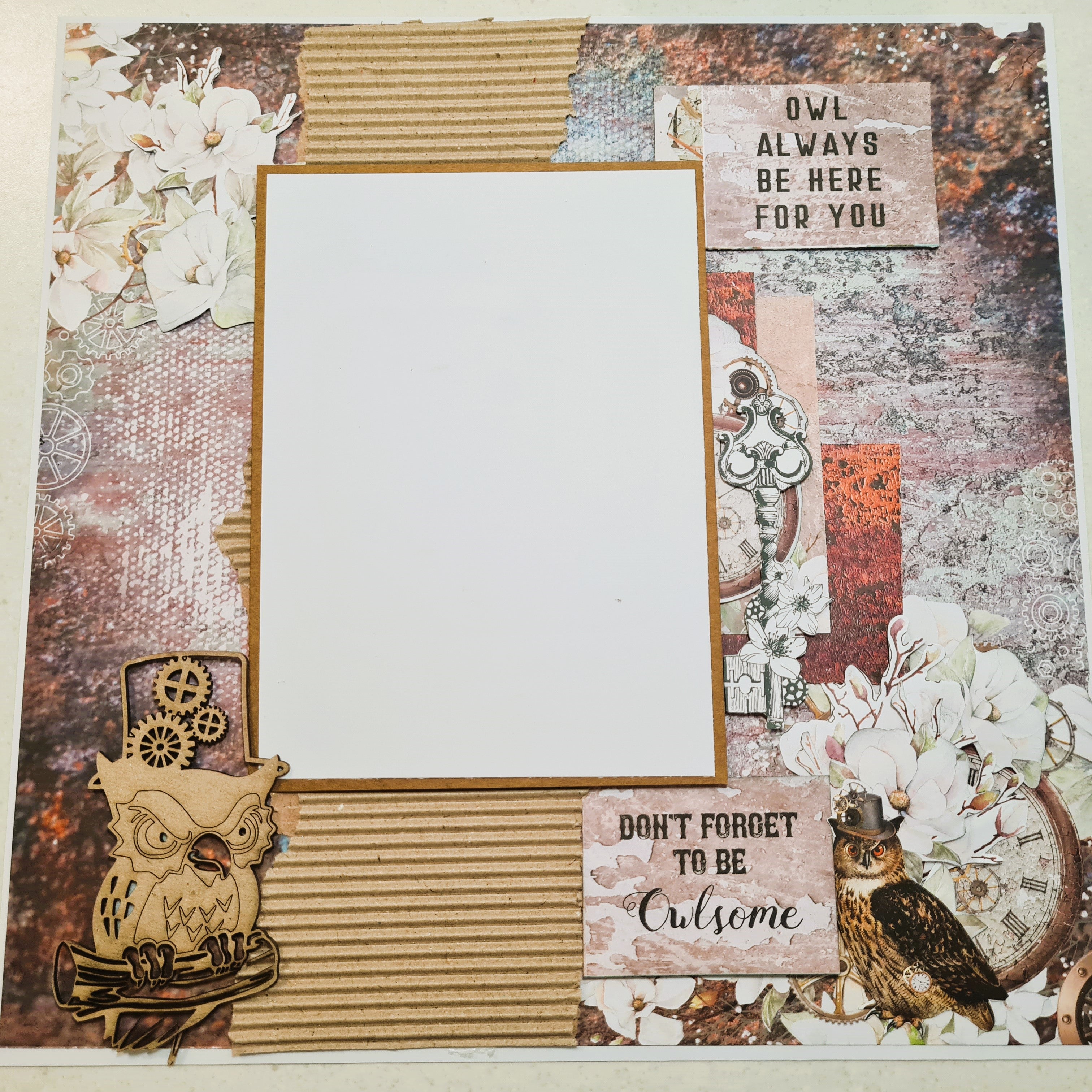 Rustic Blossom Kit 2 - 3 Page kit