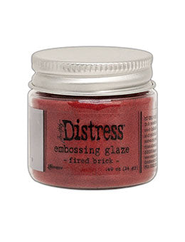 Distress Embossing Glaze  Fired Brick
