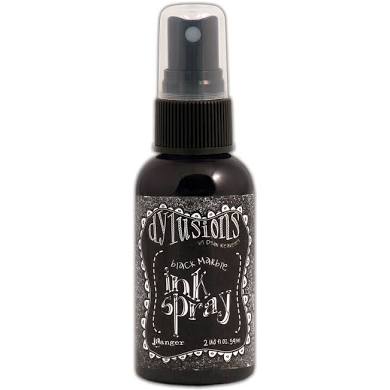 Dylusions Ink Spray - Black Marble