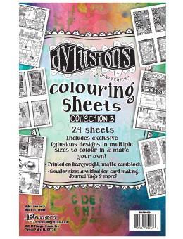 Dylusions Colouring Sheets Collection 3.