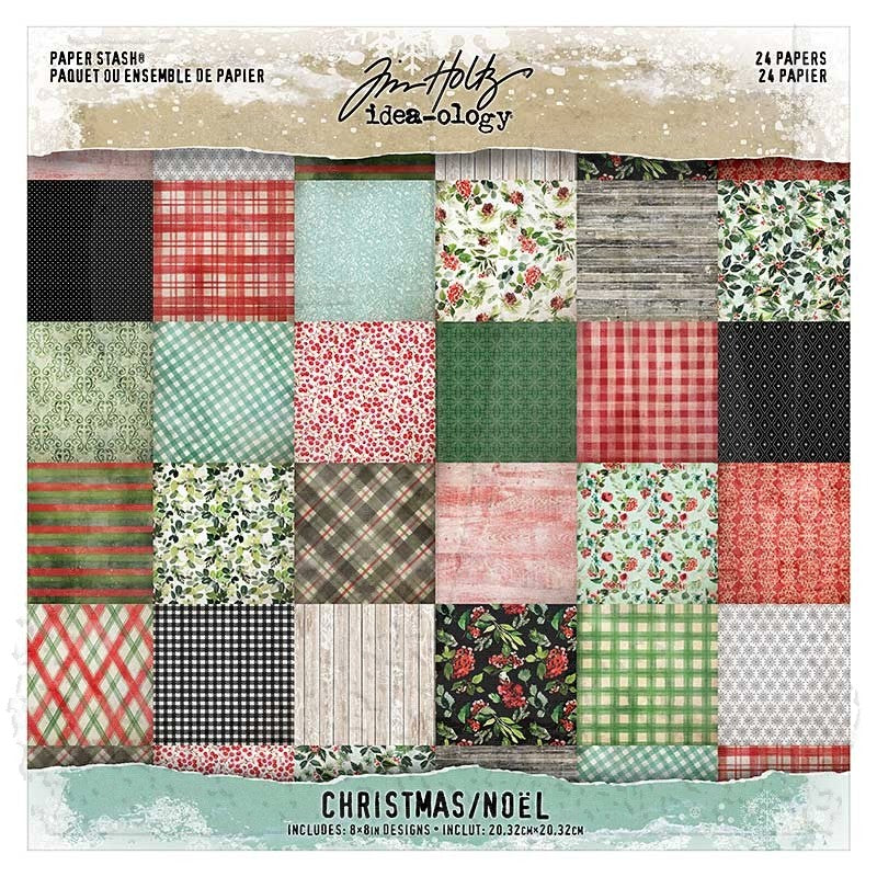 Idea lology paper stash Christmas Noel