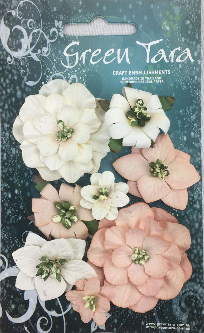 Green Tara Fantasy Blooms Antinque Pink