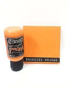 dylusions paint Squeezed Orange