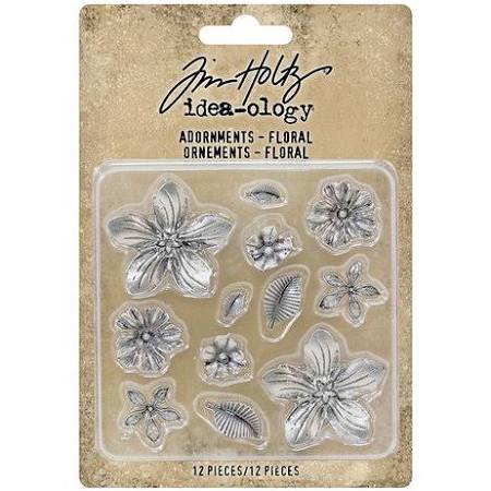 Tim Holtz Idea-ology Adornments - Floral