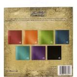 Tim Holtz Kraft Stock Metallic Jewels 8 x 8 paper pad 36 sheets