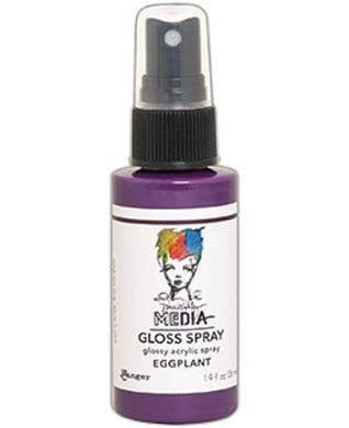 Dina Wakley Gloss Spray - Eggplant