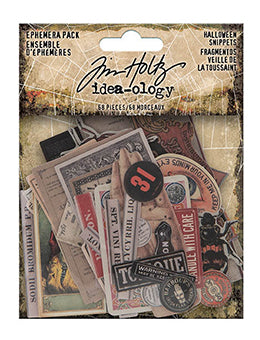 Tim Holtz Ephemera Pack - Halloween Snippets