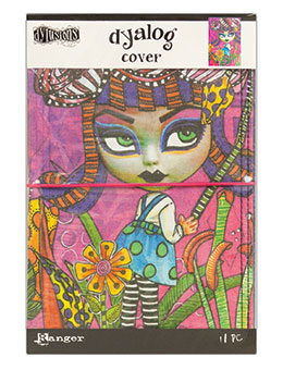 Dylusions Dyalog Insert Book Printed Canvas Cover - Believe