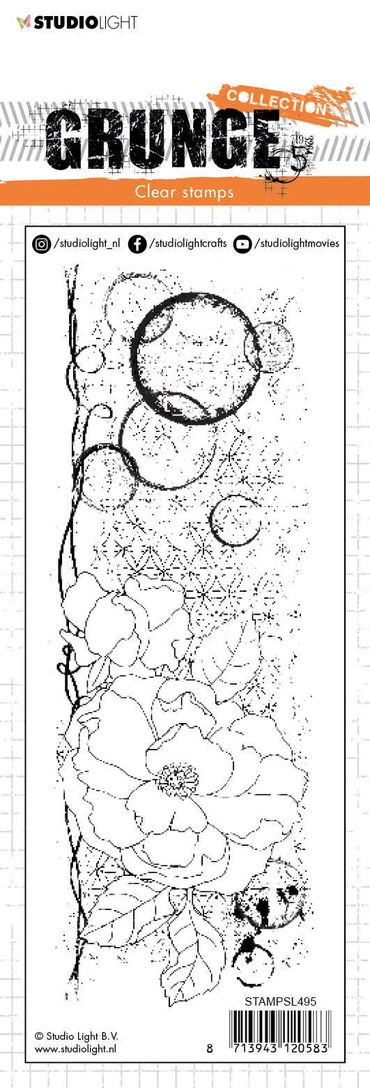 Studio Light Clear Stamp - 495 Grunge Collection
