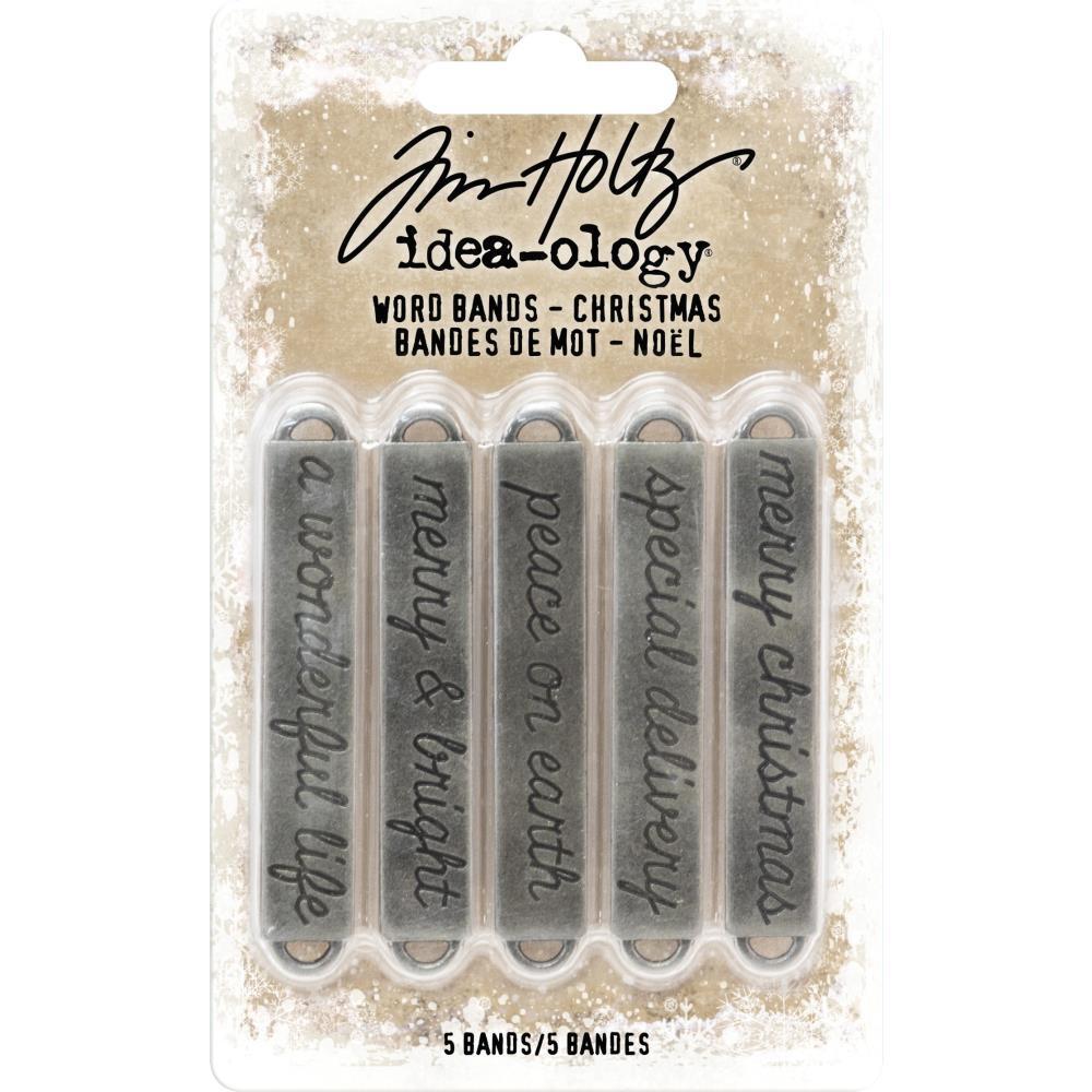 Tim Holtz Idea-ology Word Bands - Christmas