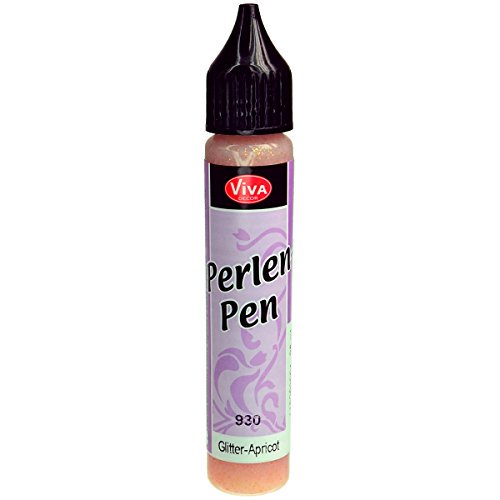 Viva Perlen Pen - Glitter Apricot