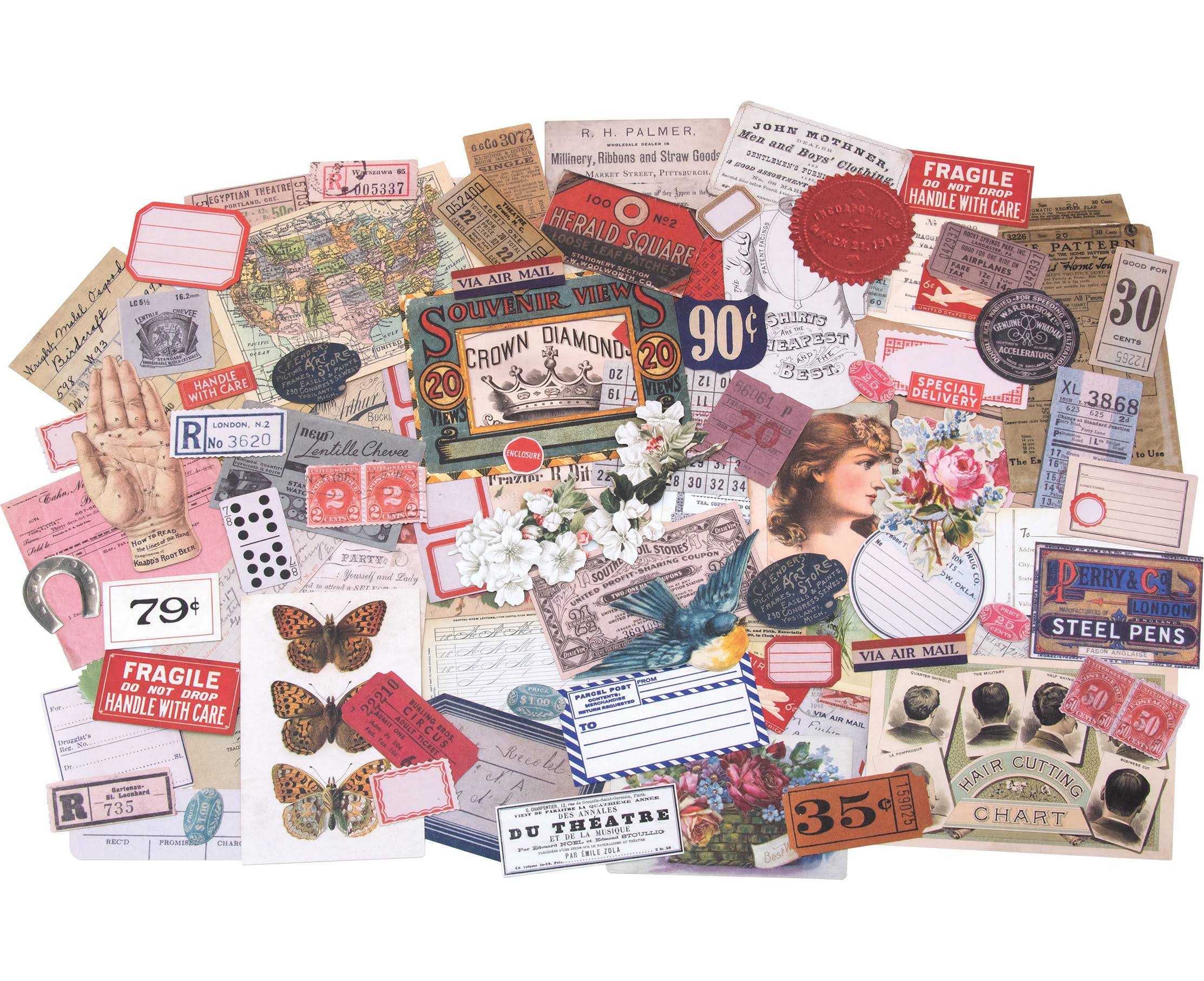 Tim Holtz Idea-ology Ephemera Pack - Keepsakes
