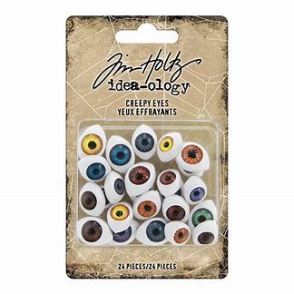 Tim Holtz Creepy Eyes 24 pieces