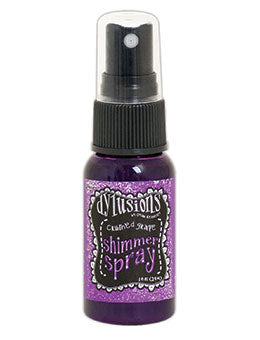 Dylusions Shimmer Spray - Crushed Grape 1oz