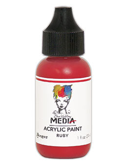 Dina Wakley Acrylic Paint Ruby