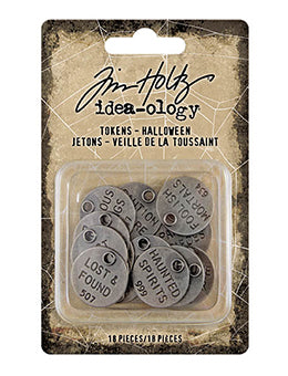 Tim Holtz Ideal-ology Halloween Tokens