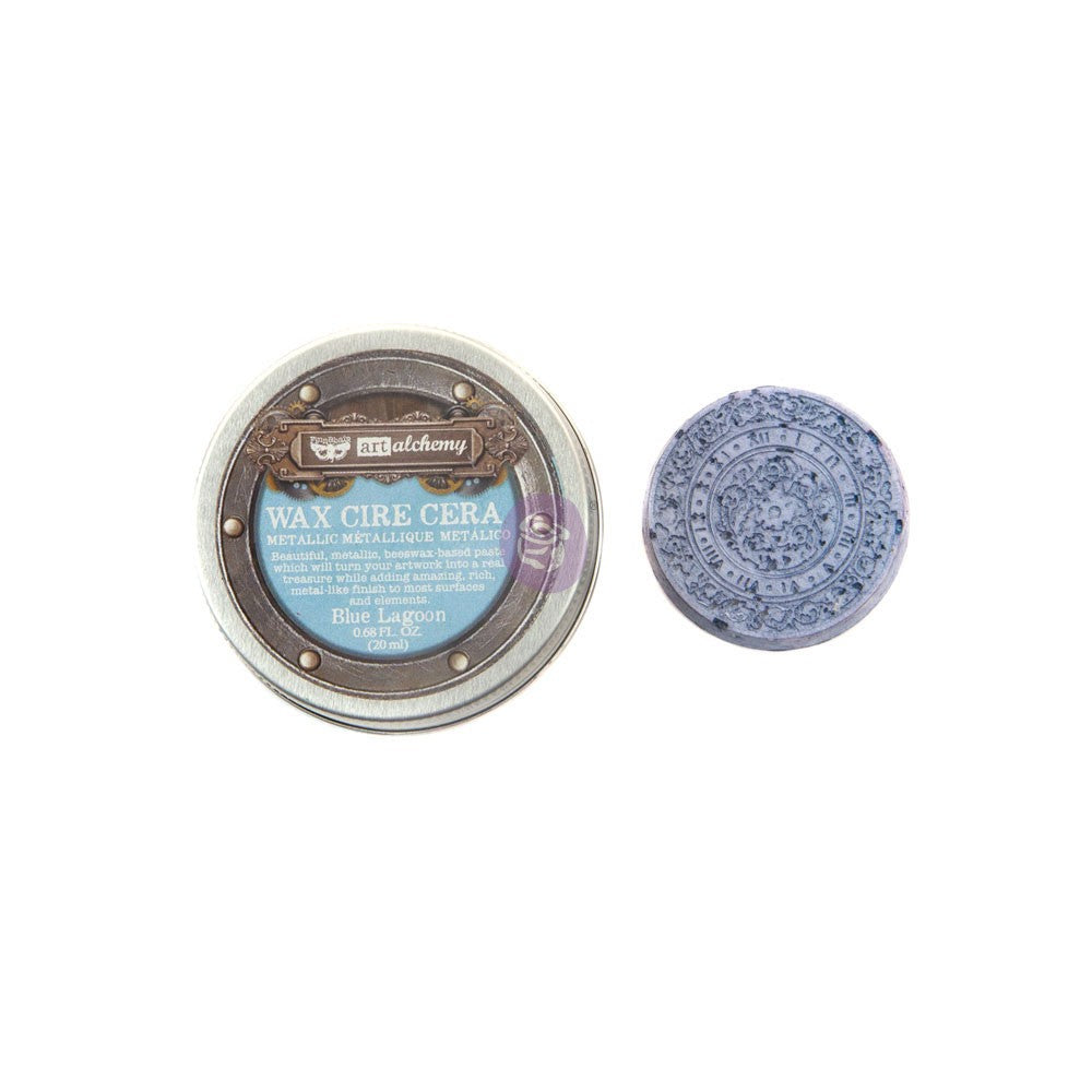 Art Alchemy-Metallique Wax – Blue Lagoon .68oz (20ml)