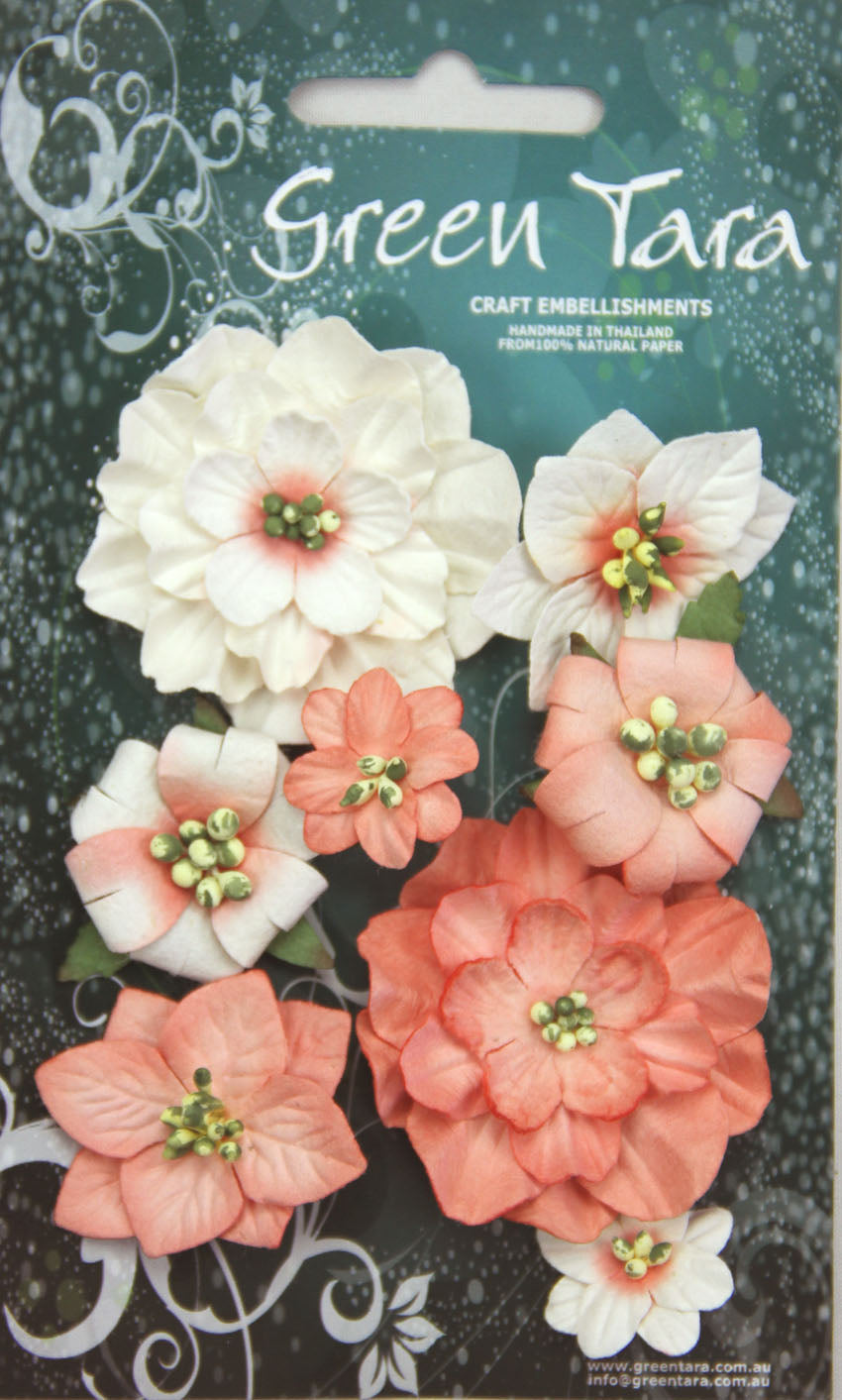 Green Tara Fantasy Blooms Peach