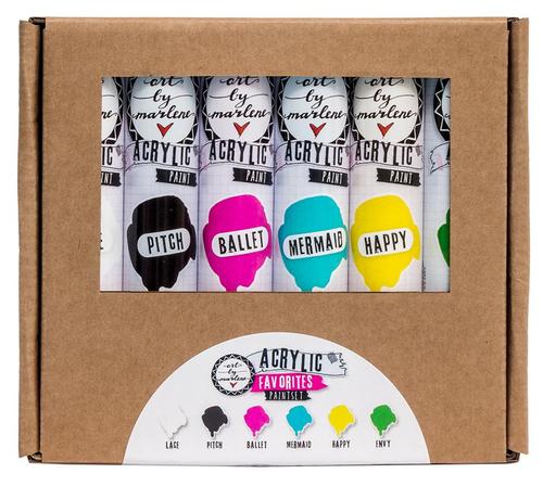 ART BY MARLENE - ACRYLIC PAINT SET FAVOURITES