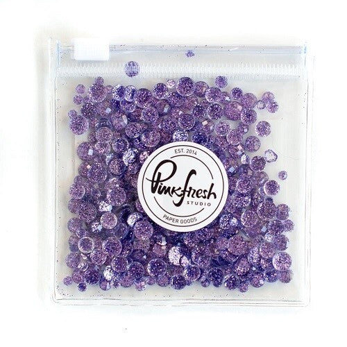 Pink Fresh Glitter Drops-Amethyst