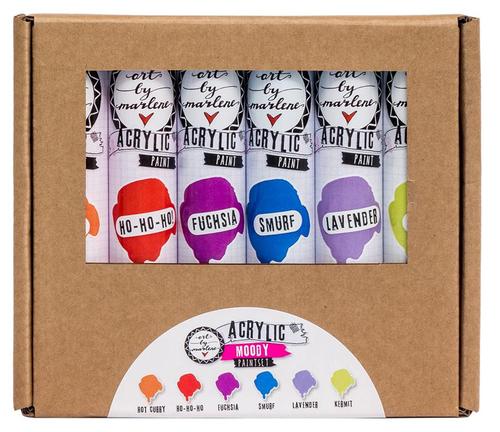 ART BY MARLENE - ACRYLIC PAINT SET MOODY