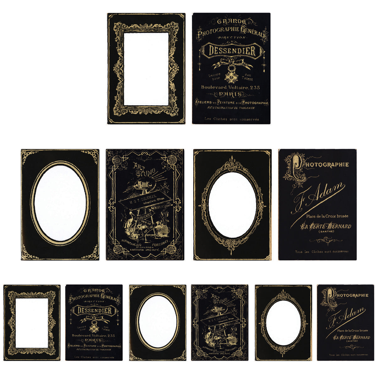 Tim Holtz Collection Idealolgy - Baseboard Frames - sophisticate