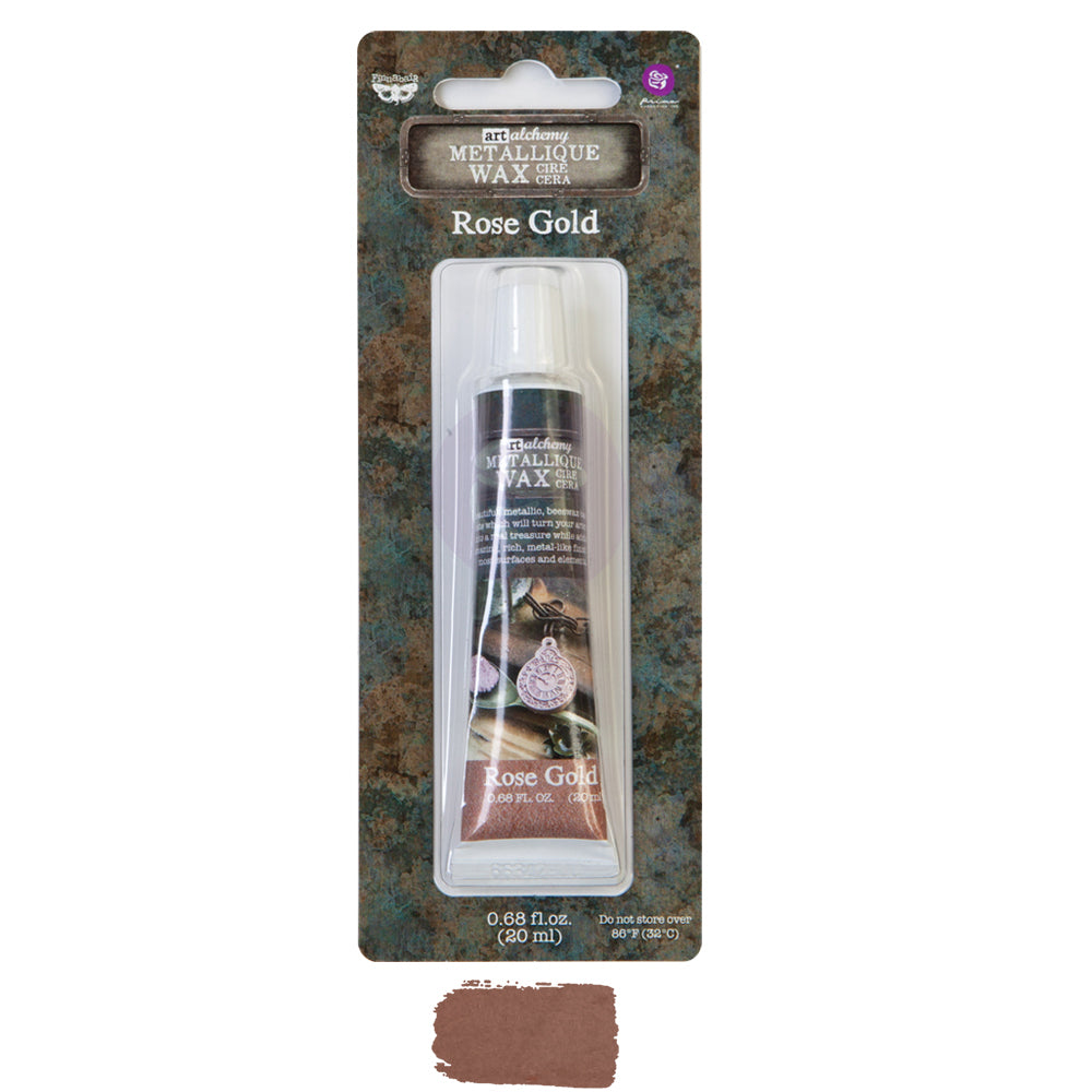 Art Alchemy-Metallique Wax – Rose Gold.68oz (20ml)