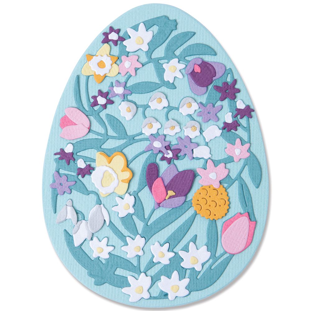 Sizzix Intricat floral Egg Die