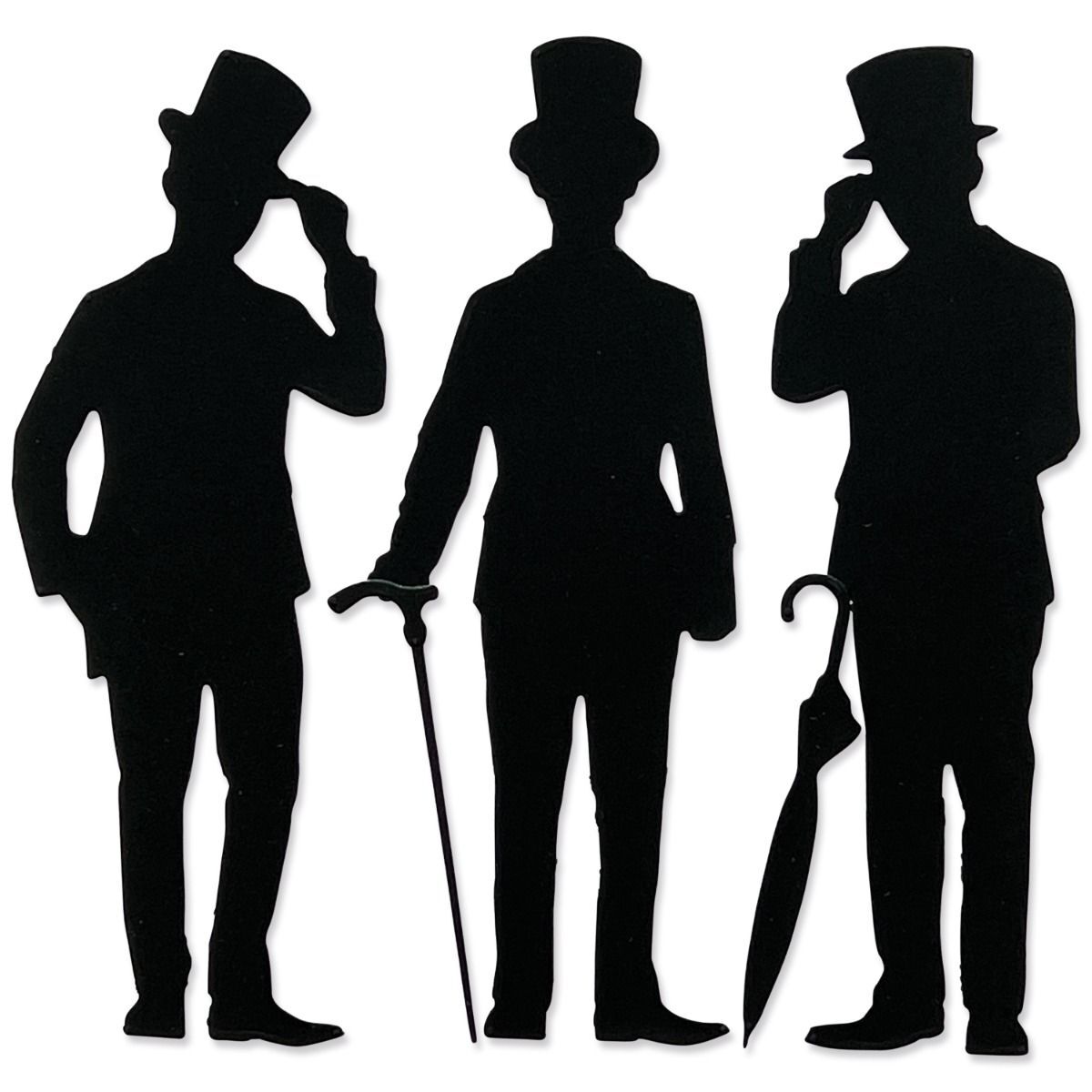 Tim Holtz Sizzix Thinlits Gentlemen