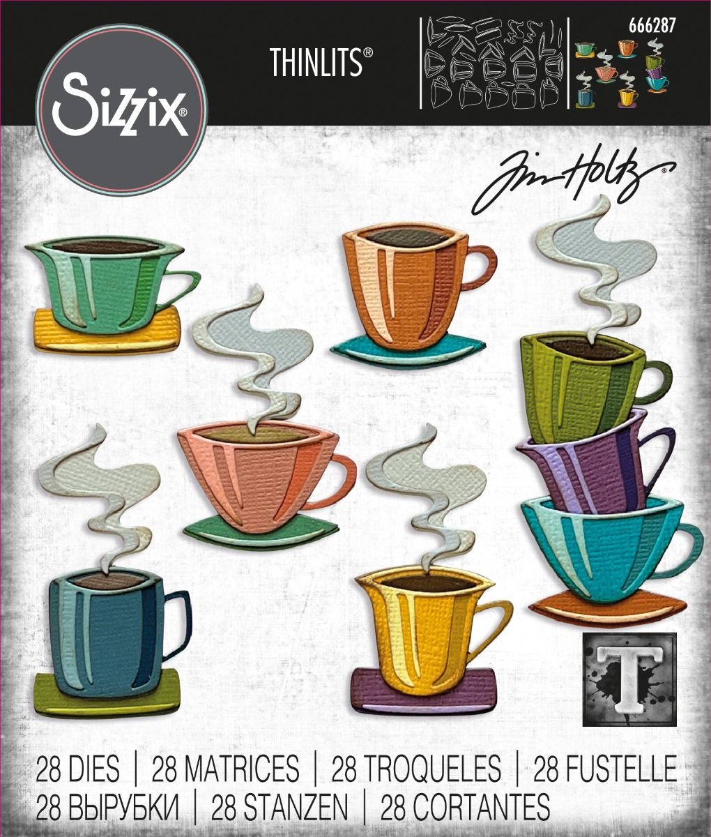 Tim Holtz Sizzix Thinlits - Papercut Cafe