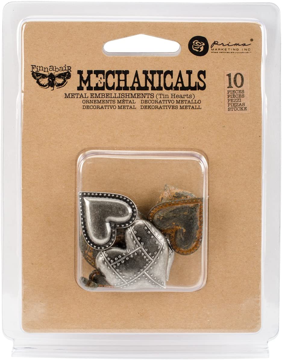 Finnabair Mechanicals - Tin hearts
