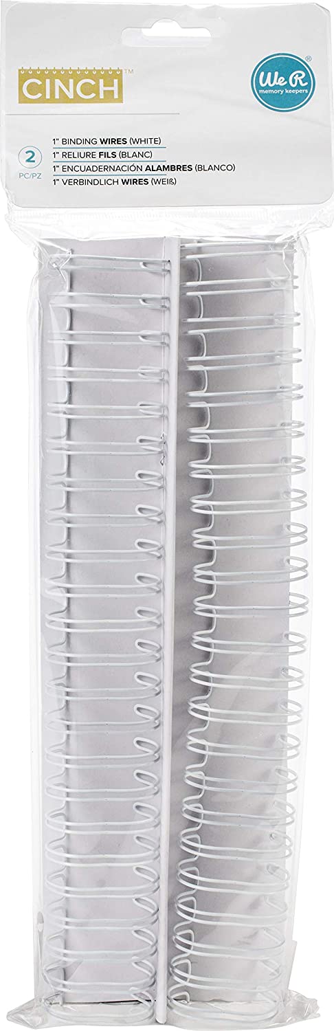 We R Memory Keepers Cinch Binding Wires - White