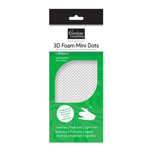 Couture Creations Foam 3D Adhesive Mini Dots