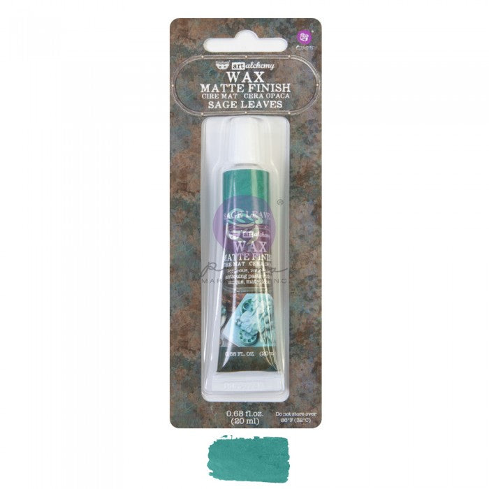 Art Alchemy-Matte Finish Wax –Sage Leaves 68oz (20ml)