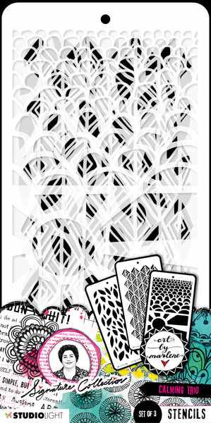 Art By Marlene - Stencils - Calming Trio