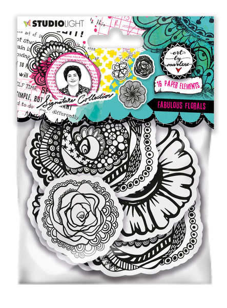 Art By Marlene Paper Elements- Fabulous Florals-